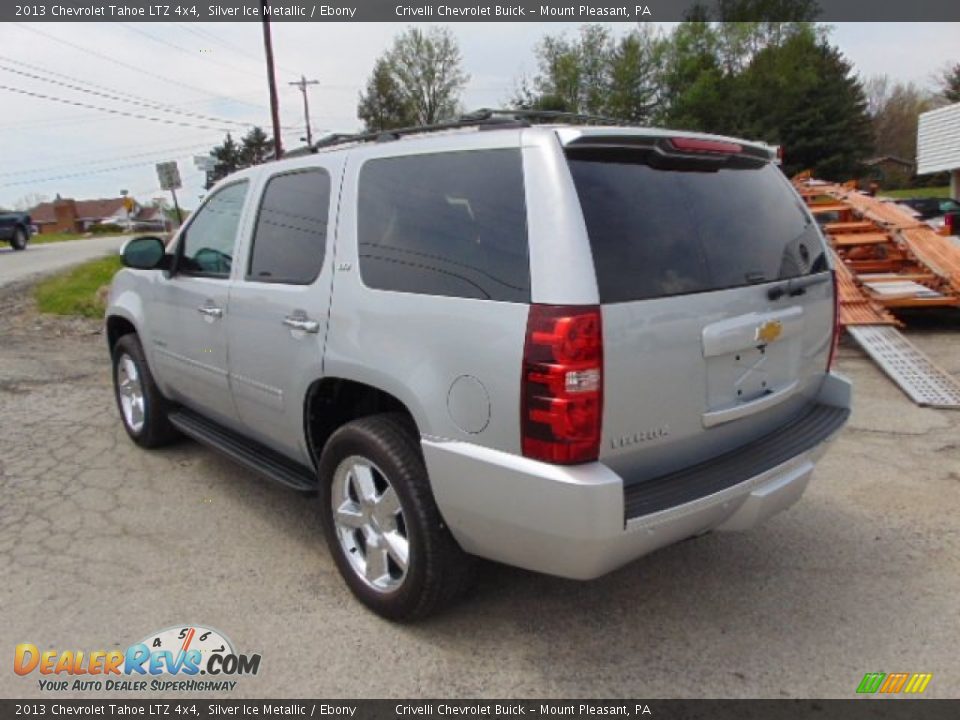 2013 Chevrolet Tahoe LTZ 4x4 Silver Ice Metallic / Ebony Photo #4