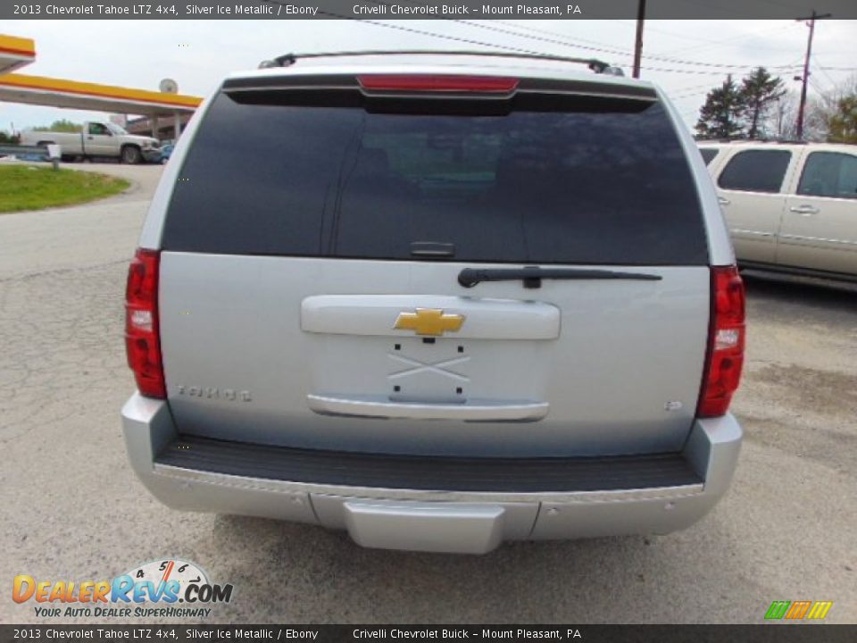 2013 Chevrolet Tahoe LTZ 4x4 Silver Ice Metallic / Ebony Photo #5
