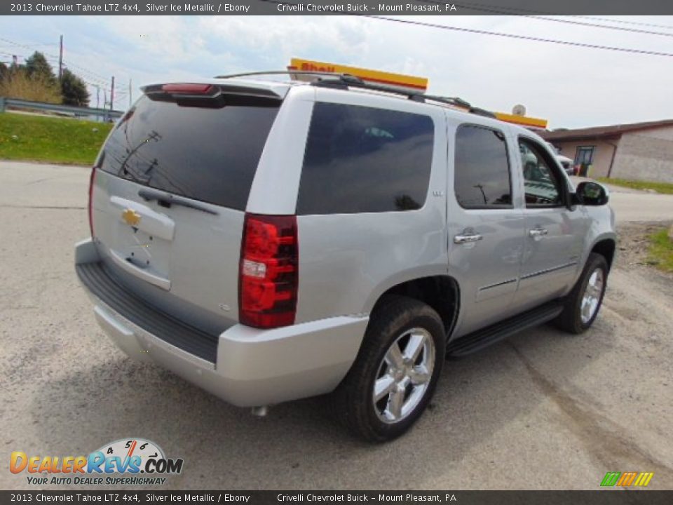 2013 Chevrolet Tahoe LTZ 4x4 Silver Ice Metallic / Ebony Photo #6