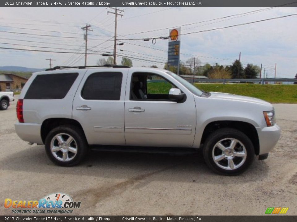 2013 Chevrolet Tahoe LTZ 4x4 Silver Ice Metallic / Ebony Photo #7