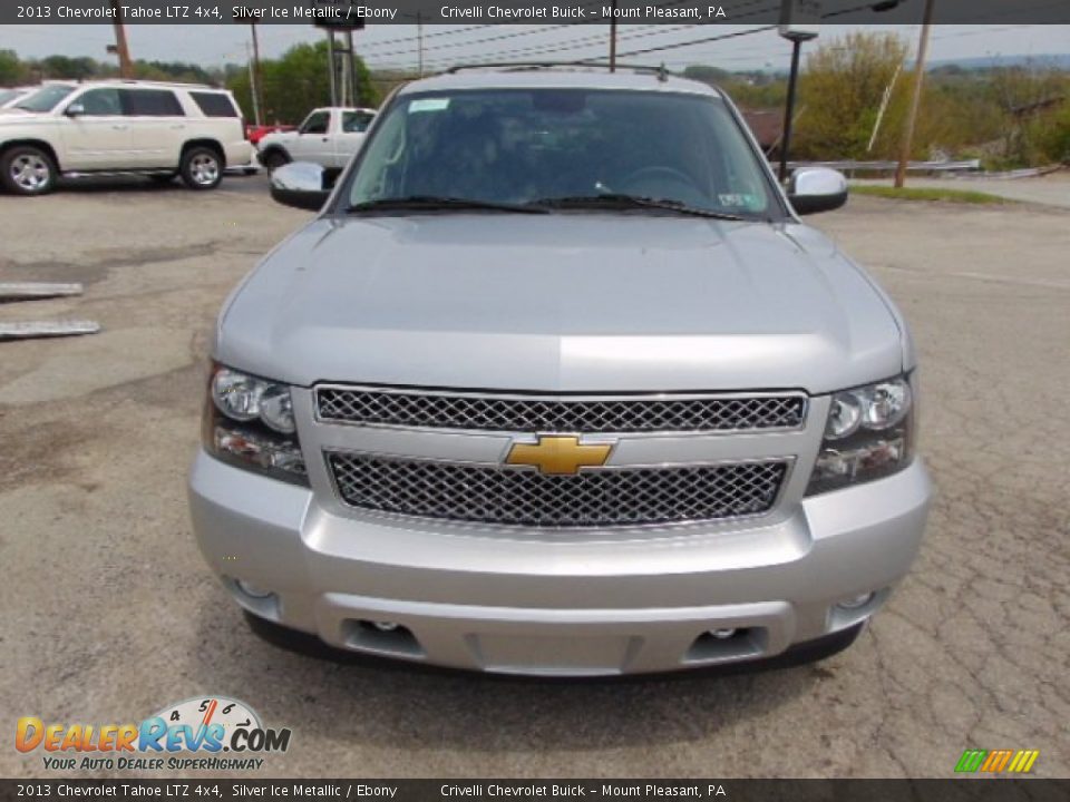 2013 Chevrolet Tahoe LTZ 4x4 Silver Ice Metallic / Ebony Photo #9