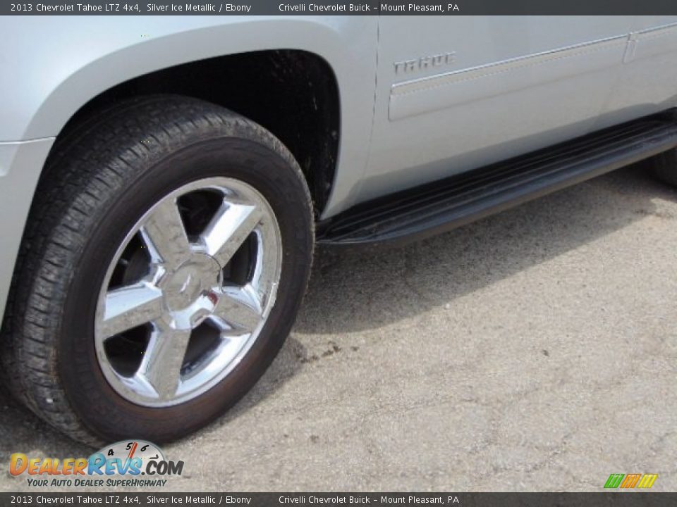 2013 Chevrolet Tahoe LTZ 4x4 Silver Ice Metallic / Ebony Photo #10