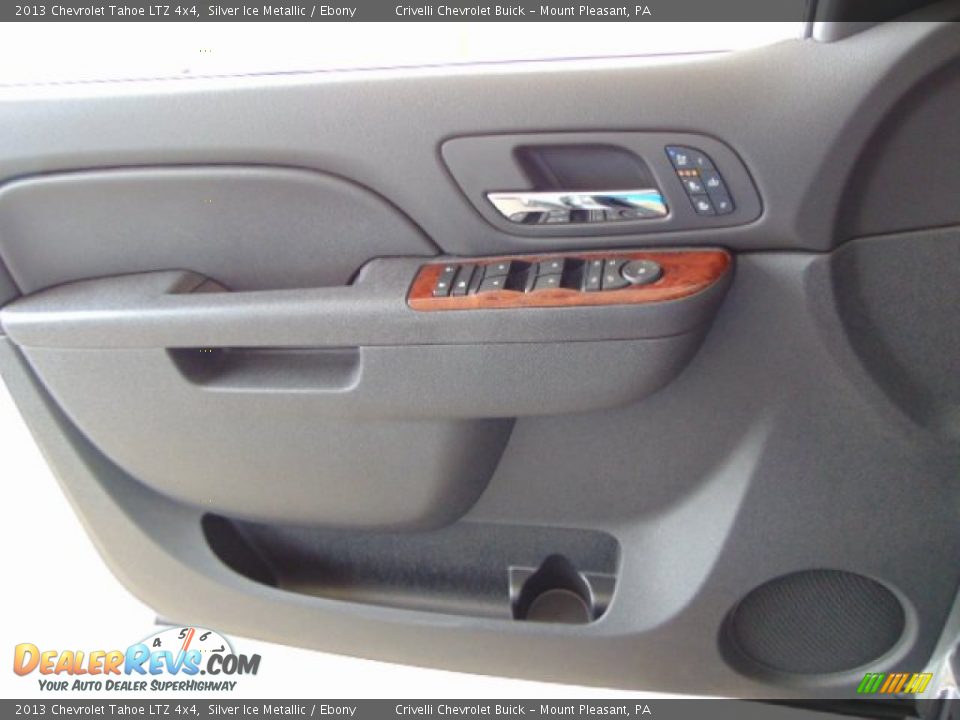 2013 Chevrolet Tahoe LTZ 4x4 Silver Ice Metallic / Ebony Photo #13