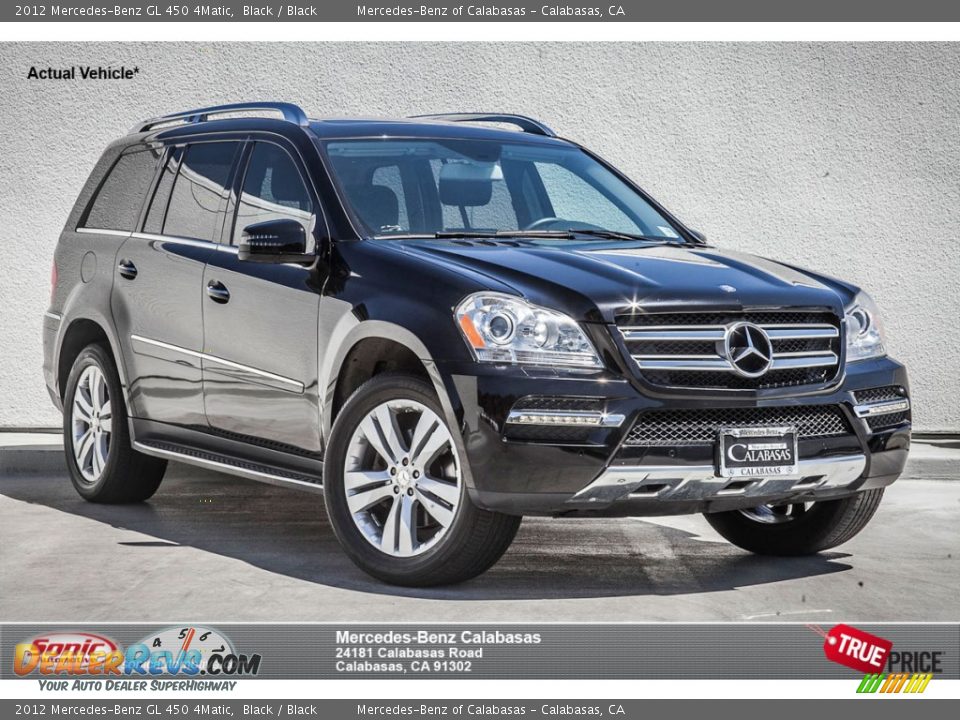 2012 Mercedes-Benz GL 450 4Matic Black / Black Photo #1