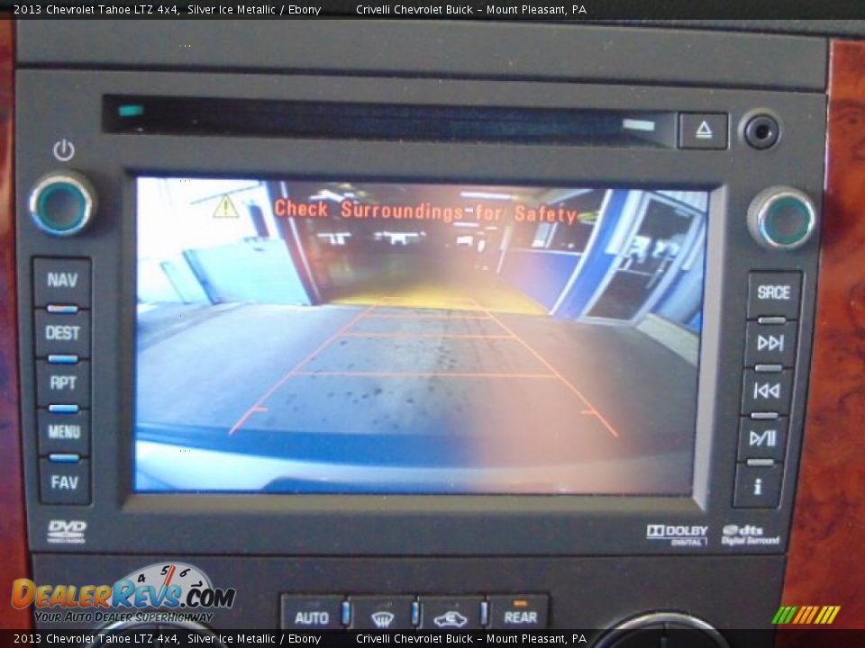 2013 Chevrolet Tahoe LTZ 4x4 Silver Ice Metallic / Ebony Photo #22