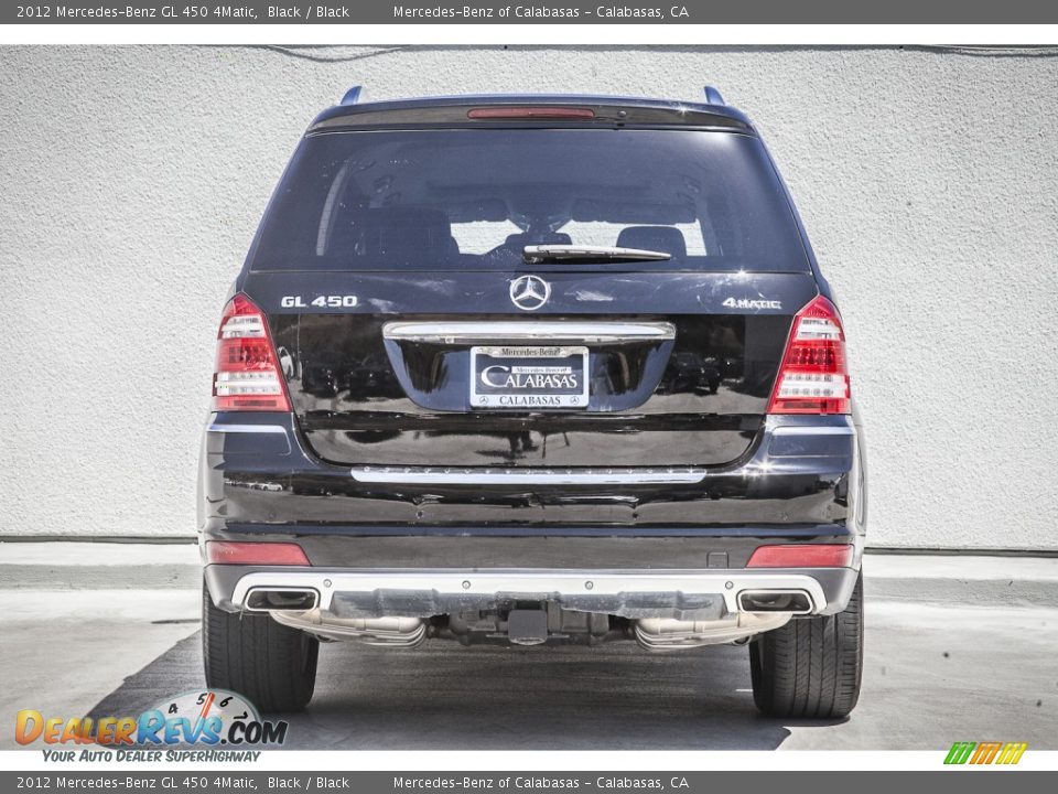 2012 Mercedes-Benz GL 450 4Matic Black / Black Photo #3