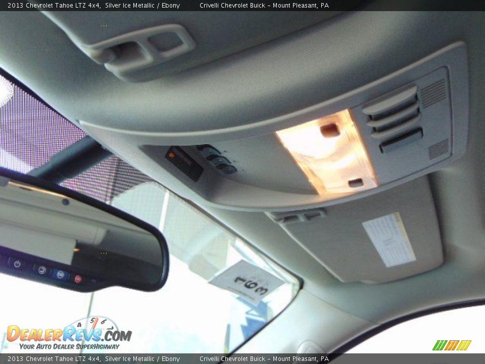 2013 Chevrolet Tahoe LTZ 4x4 Silver Ice Metallic / Ebony Photo #25