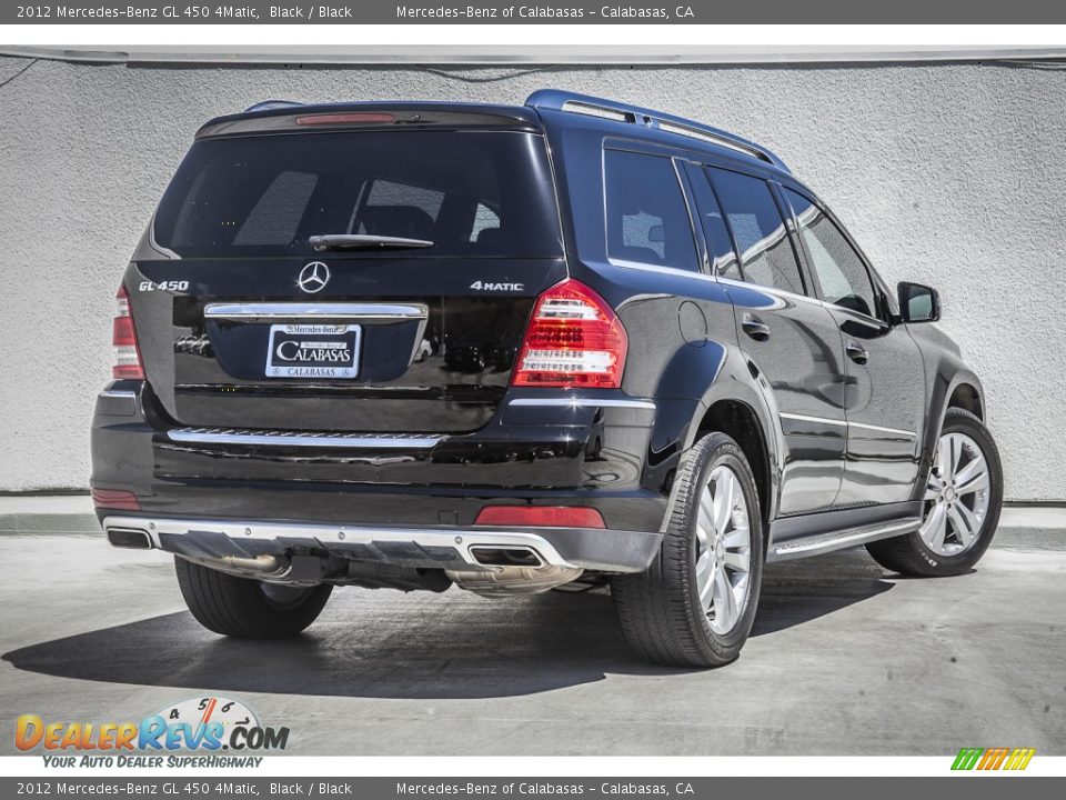 2012 Mercedes-Benz GL 450 4Matic Black / Black Photo #14