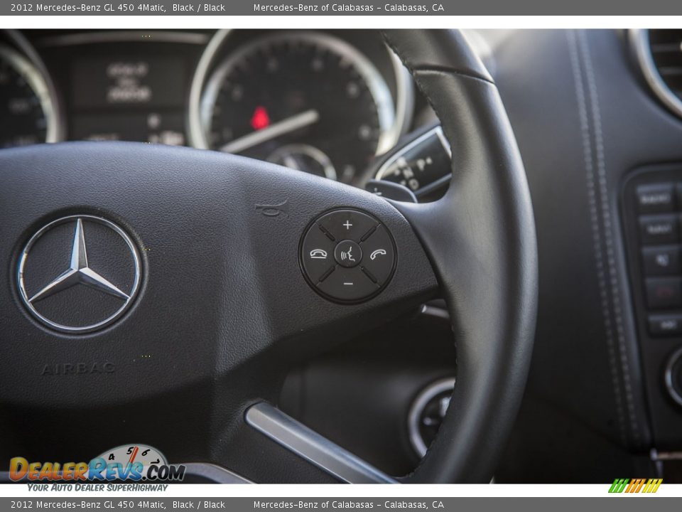2012 Mercedes-Benz GL 450 4Matic Black / Black Photo #16