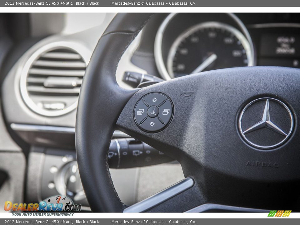 2012 Mercedes-Benz GL 450 4Matic Black / Black Photo #17