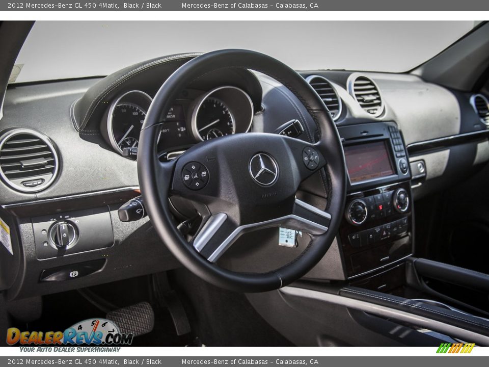2012 Mercedes-Benz GL 450 4Matic Black / Black Photo #18