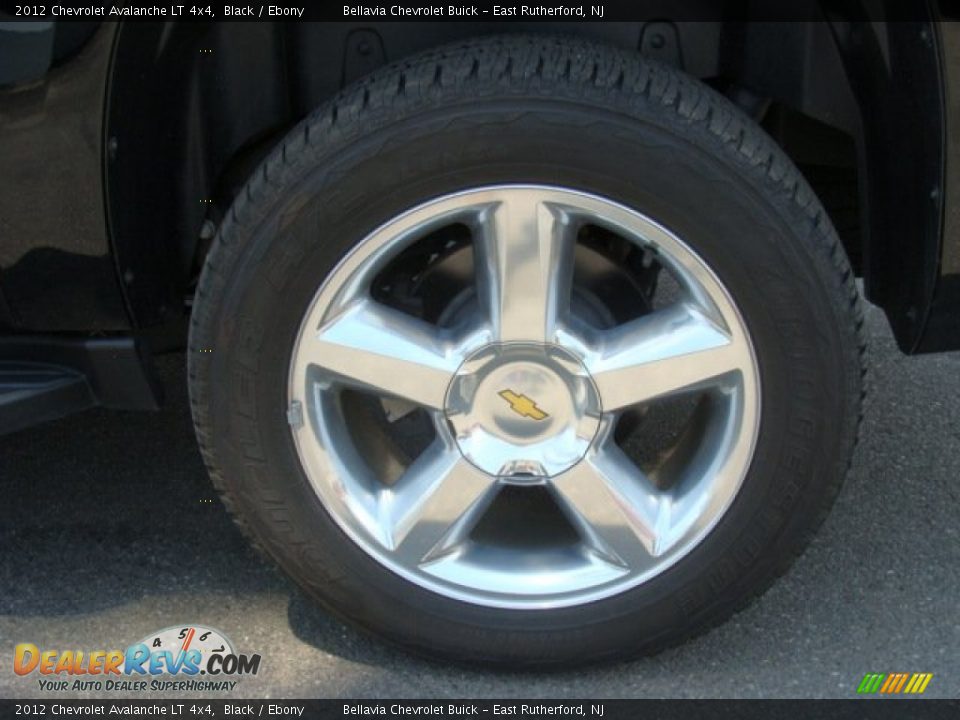 2012 Chevrolet Avalanche LT 4x4 Black / Ebony Photo #14