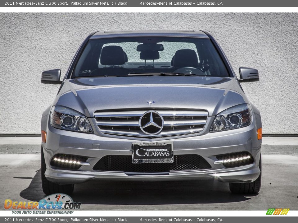 2011 Mercedes-Benz C 300 Sport Palladium Silver Metallic / Black Photo #2