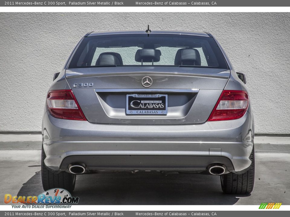2011 Mercedes-Benz C 300 Sport Palladium Silver Metallic / Black Photo #3