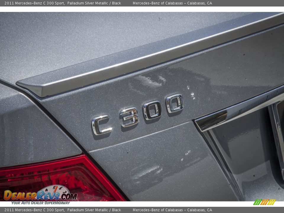 2011 Mercedes-Benz C 300 Sport Palladium Silver Metallic / Black Photo #7