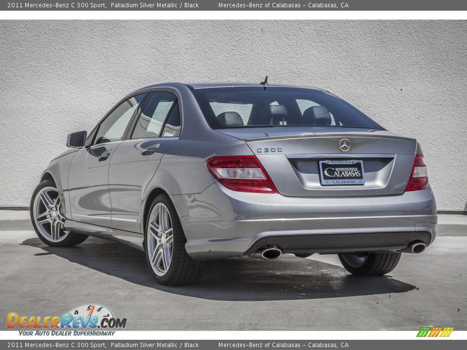 2011 Mercedes-Benz C 300 Sport Palladium Silver Metallic / Black Photo #11
