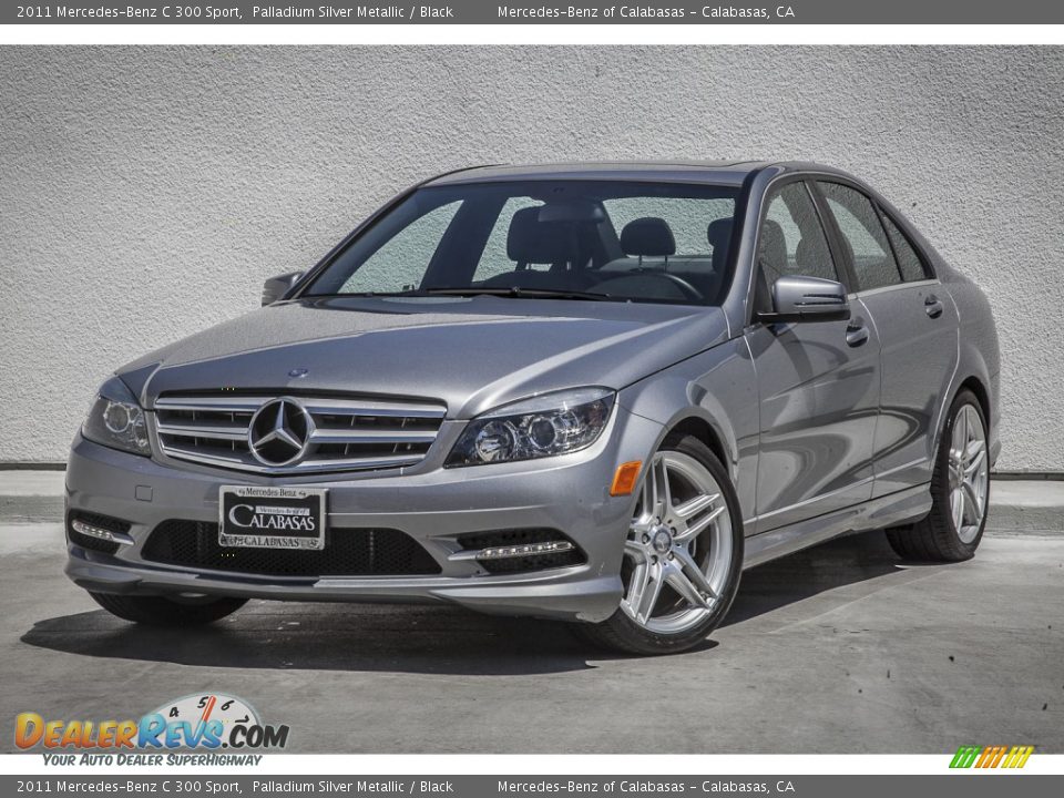 2011 Mercedes-Benz C 300 Sport Palladium Silver Metallic / Black Photo #13