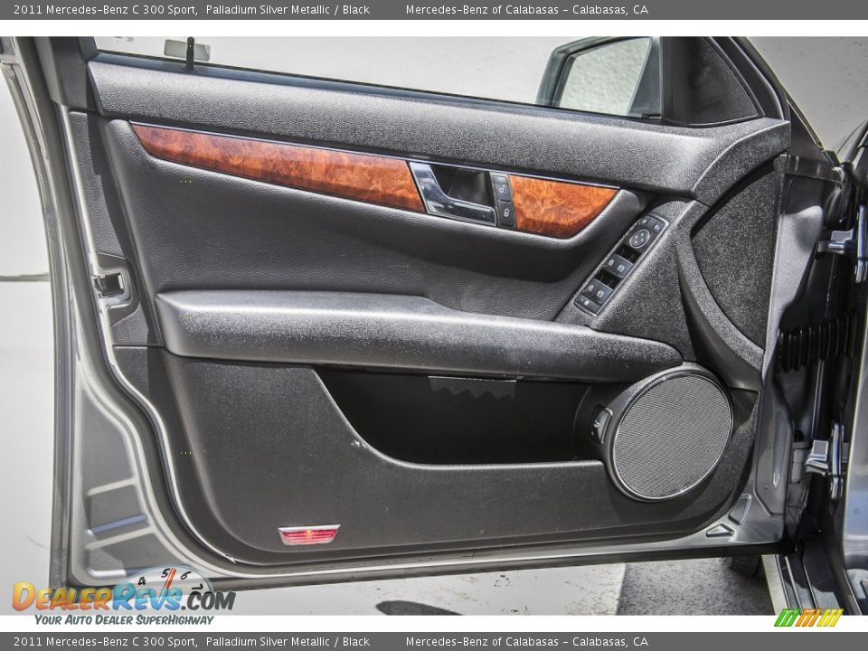 2011 Mercedes-Benz C 300 Sport Palladium Silver Metallic / Black Photo #20