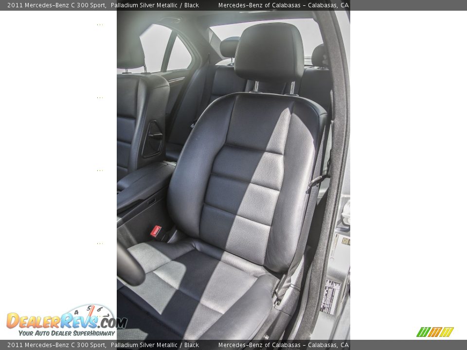 2011 Mercedes-Benz C 300 Sport Palladium Silver Metallic / Black Photo #21