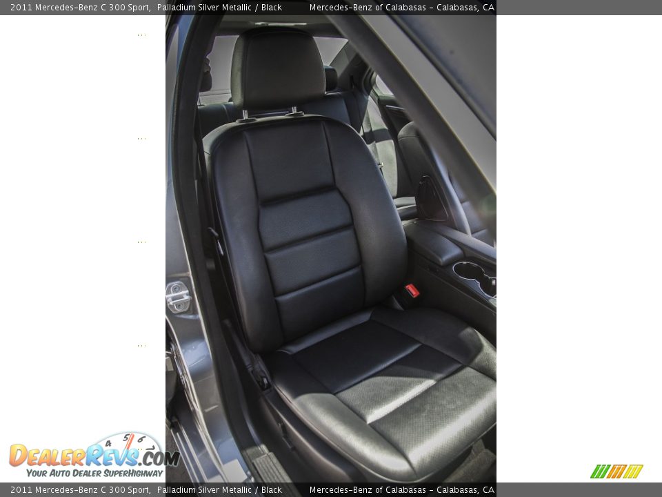 2011 Mercedes-Benz C 300 Sport Palladium Silver Metallic / Black Photo #25