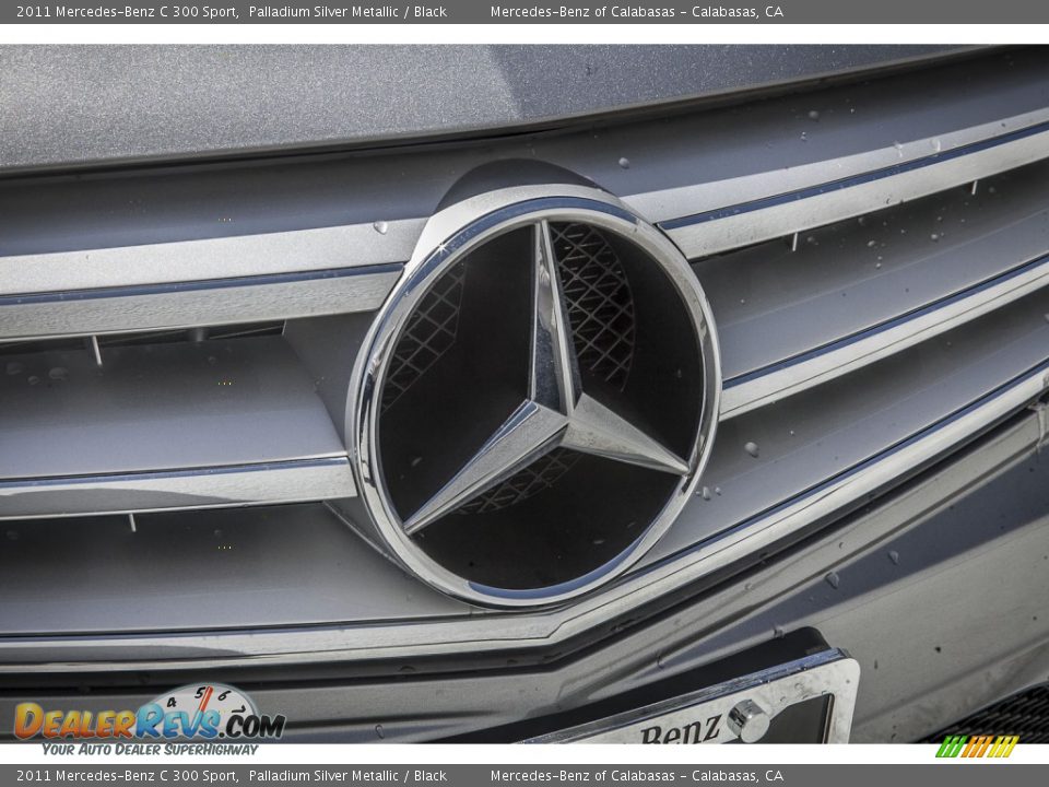 2011 Mercedes-Benz C 300 Sport Palladium Silver Metallic / Black Photo #28