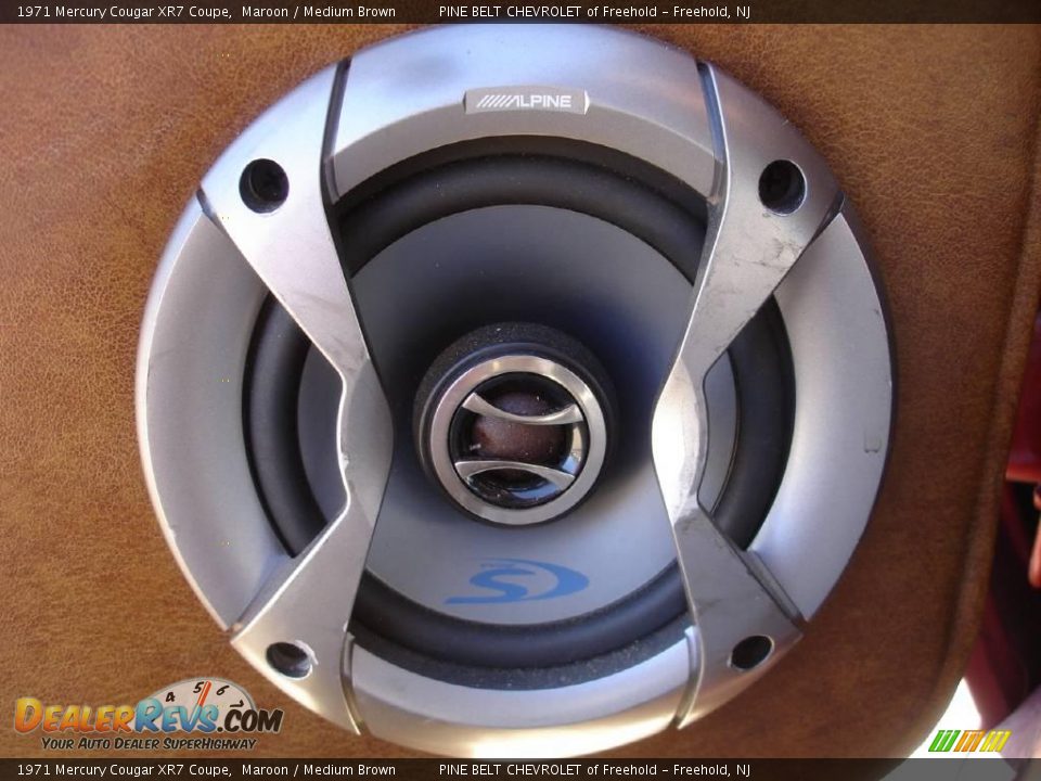 1971 Mercury Cougar XR7 Coupe Maroon / Medium Brown Photo #22