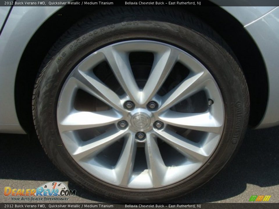 2012 Buick Verano FWD Quicksilver Metallic / Medium Titanium Photo #14