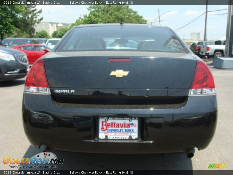 2013 Chevrolet Impala LS Black / Gray Photo #5