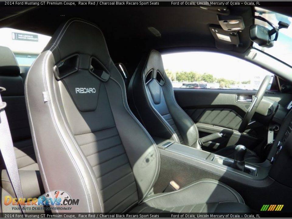 2014 Ford Mustang GT Premium Coupe Race Red / Charcoal Black Recaro Sport Seats Photo #18