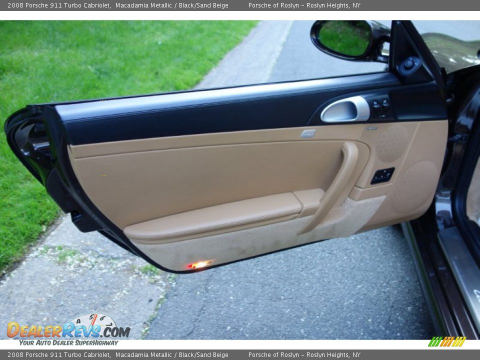 Door Panel of 2008 Porsche 911 Turbo Cabriolet Photo #11