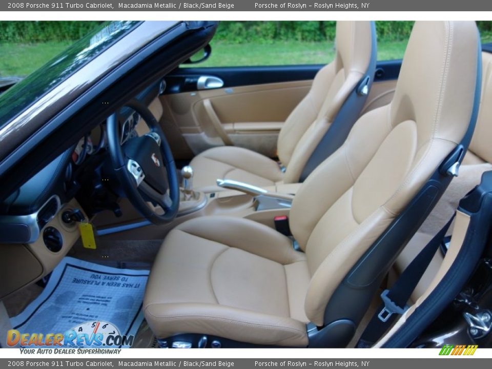 Front Seat of 2008 Porsche 911 Turbo Cabriolet Photo #17