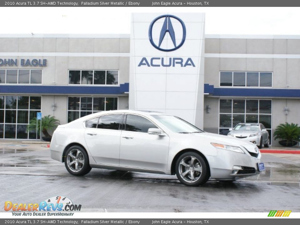 2010 Acura TL 3.7 SH-AWD Technology Palladium Silver Metallic / Ebony Photo #1