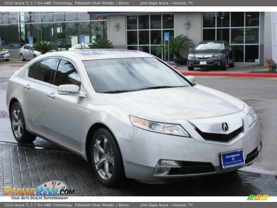 2010 Acura TL 3.7 SH-AWD Technology Palladium Silver Metallic / Ebony Photo #3