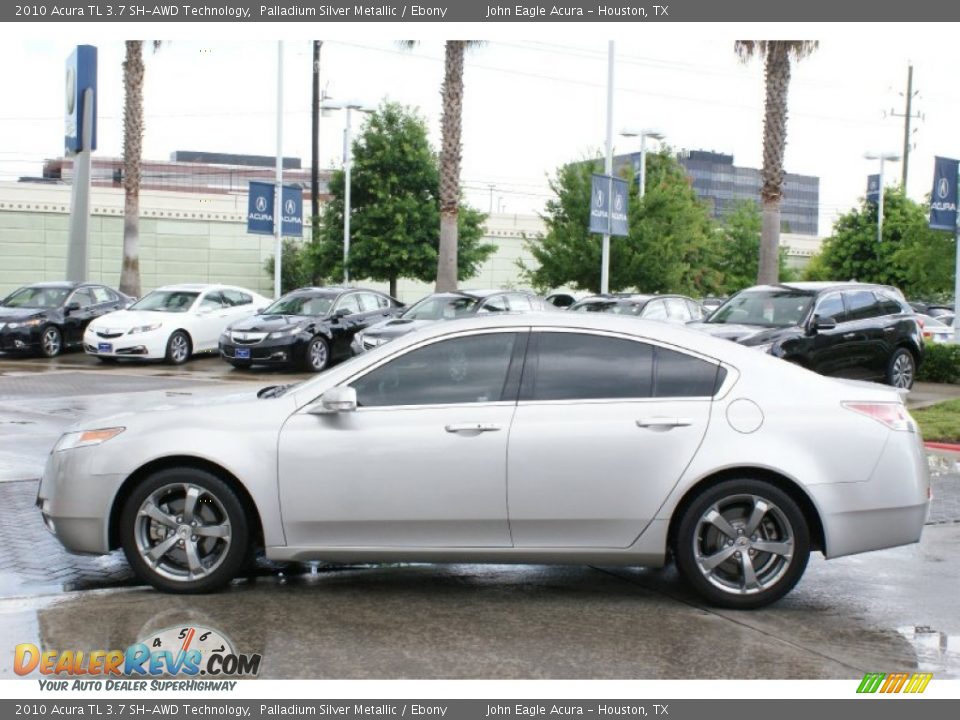 2010 Acura TL 3.7 SH-AWD Technology Palladium Silver Metallic / Ebony Photo #6
