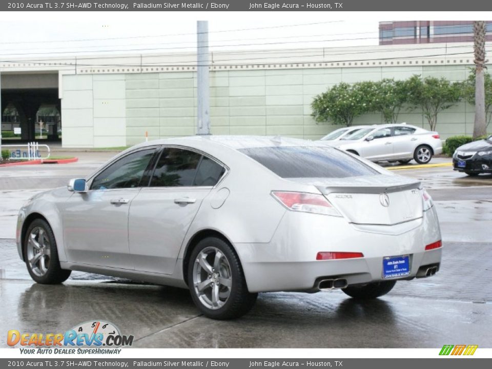 2010 Acura TL 3.7 SH-AWD Technology Palladium Silver Metallic / Ebony Photo #8