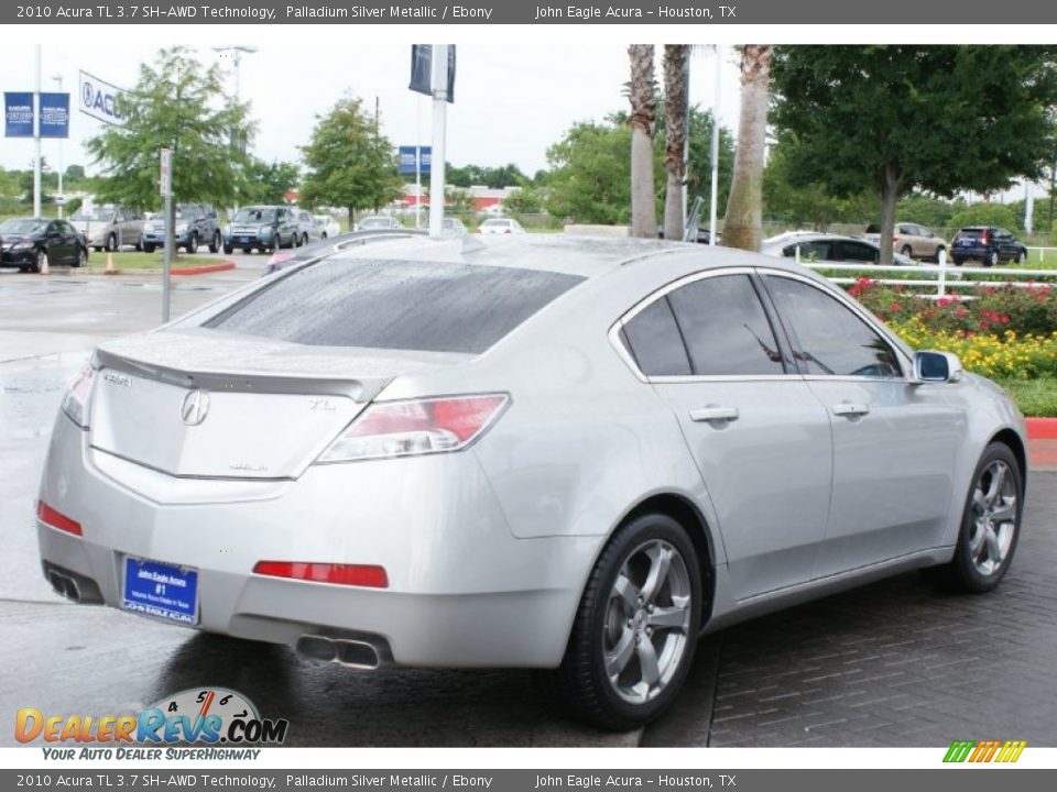 2010 Acura TL 3.7 SH-AWD Technology Palladium Silver Metallic / Ebony Photo #9
