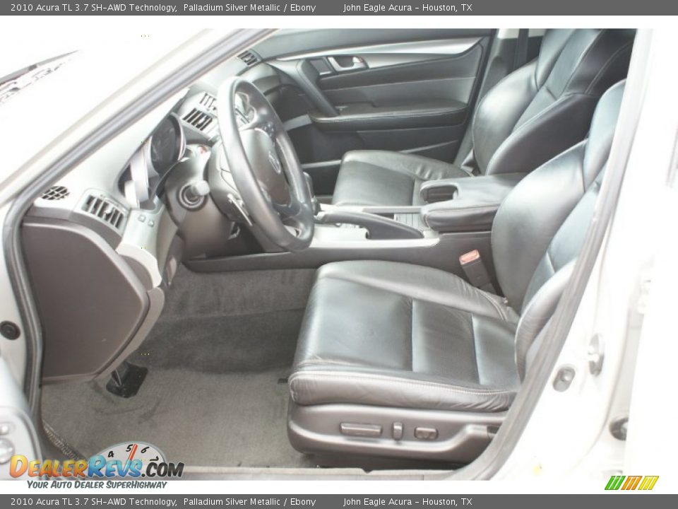 2010 Acura TL 3.7 SH-AWD Technology Palladium Silver Metallic / Ebony Photo #12