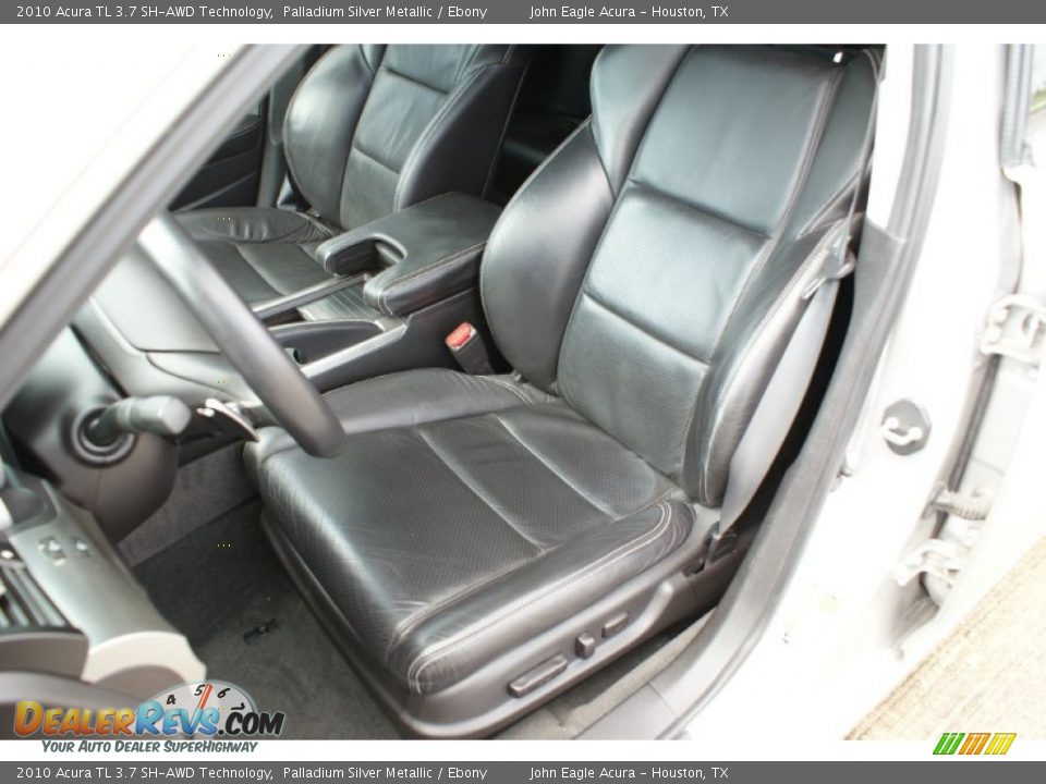 2010 Acura TL 3.7 SH-AWD Technology Palladium Silver Metallic / Ebony Photo #13