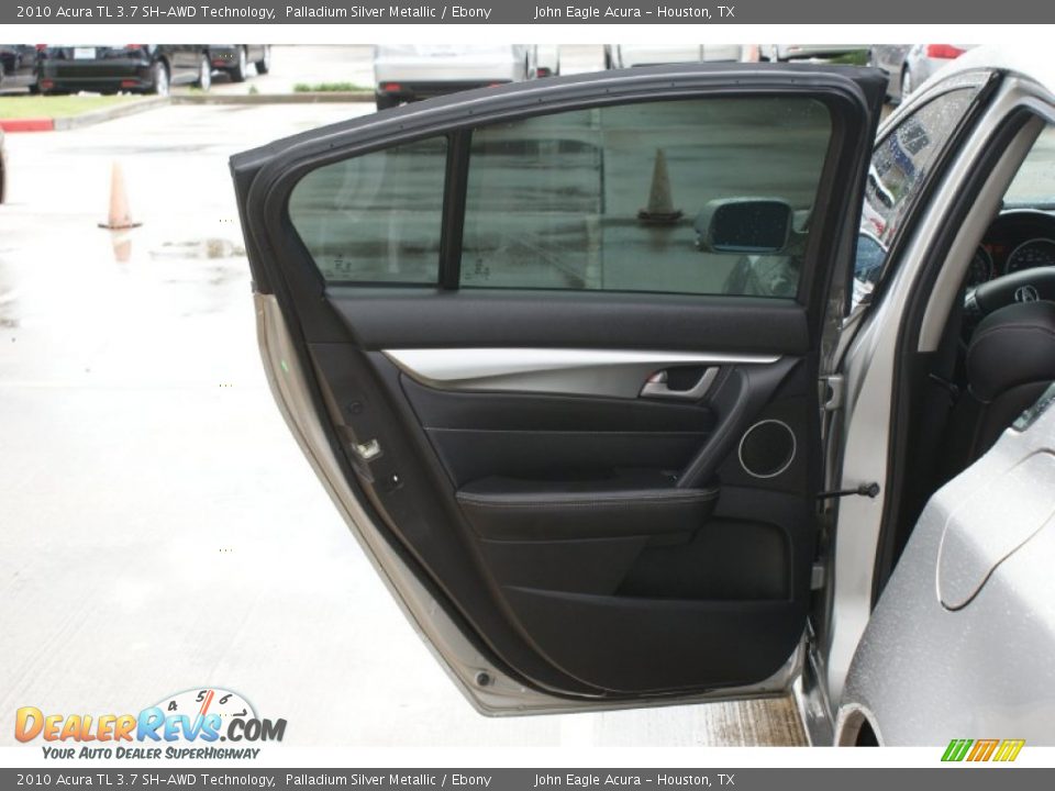 2010 Acura TL 3.7 SH-AWD Technology Palladium Silver Metallic / Ebony Photo #14
