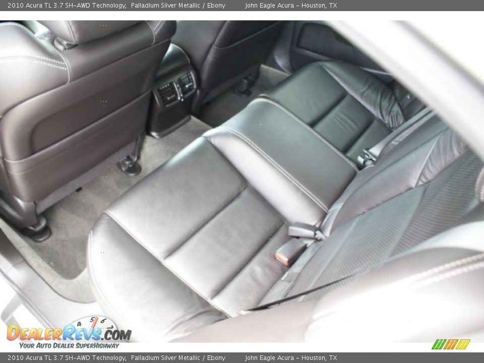 2010 Acura TL 3.7 SH-AWD Technology Palladium Silver Metallic / Ebony Photo #16