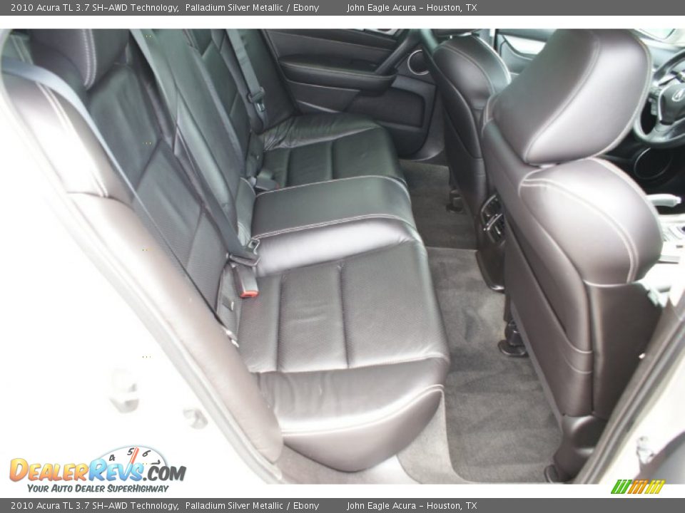 2010 Acura TL 3.7 SH-AWD Technology Palladium Silver Metallic / Ebony Photo #20