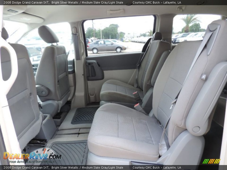 2008 Dodge Grand Caravan SXT Bright Silver Metallic / Medium Slate Gray/Light Shale Photo #12