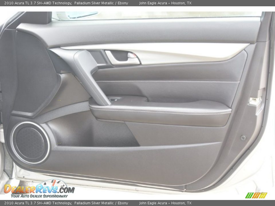 2010 Acura TL 3.7 SH-AWD Technology Palladium Silver Metallic / Ebony Photo #22