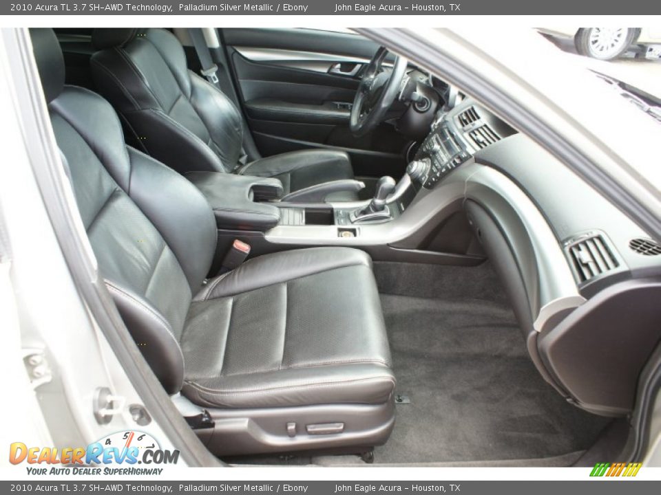 2010 Acura TL 3.7 SH-AWD Technology Palladium Silver Metallic / Ebony Photo #23