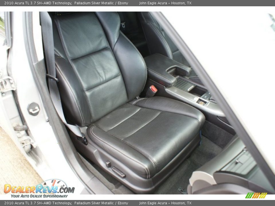 2010 Acura TL 3.7 SH-AWD Technology Palladium Silver Metallic / Ebony Photo #24