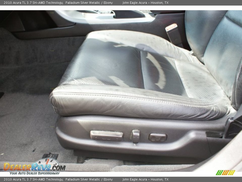 2010 Acura TL 3.7 SH-AWD Technology Palladium Silver Metallic / Ebony Photo #25