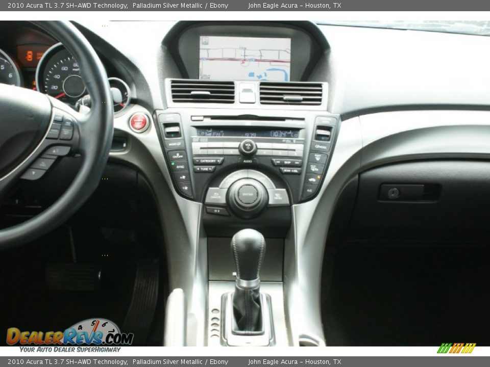 2010 Acura TL 3.7 SH-AWD Technology Palladium Silver Metallic / Ebony Photo #27