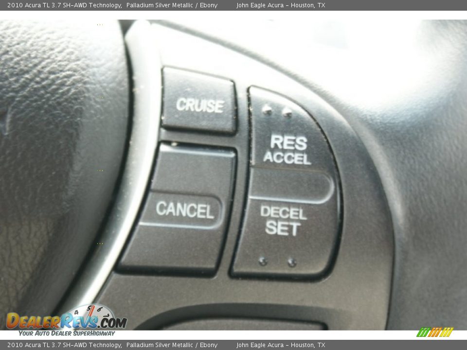 2010 Acura TL 3.7 SH-AWD Technology Palladium Silver Metallic / Ebony Photo #33