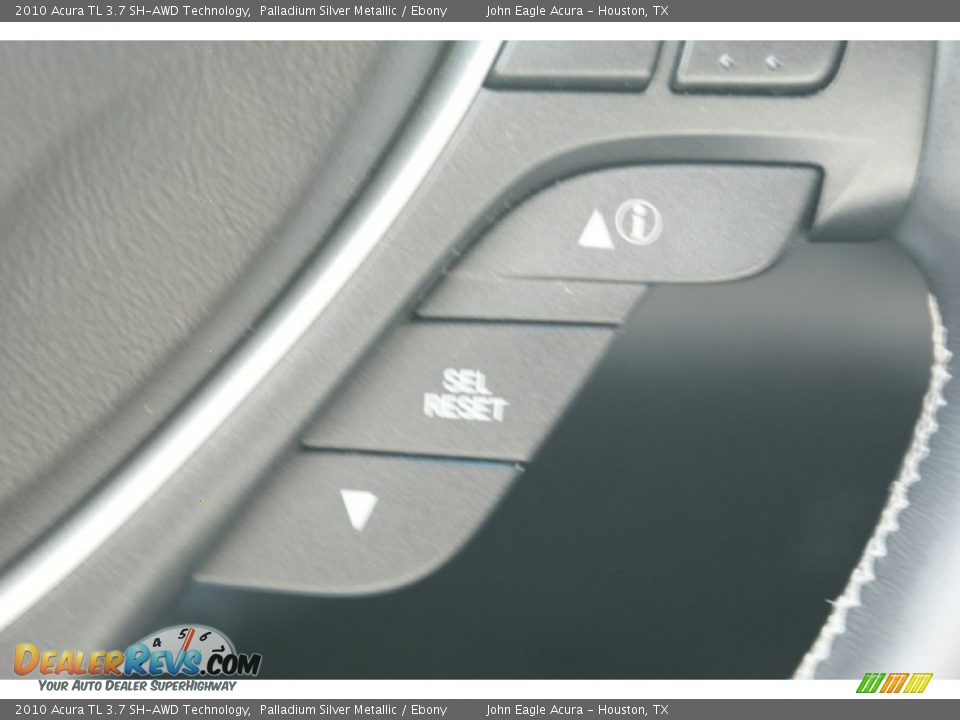 2010 Acura TL 3.7 SH-AWD Technology Palladium Silver Metallic / Ebony Photo #35