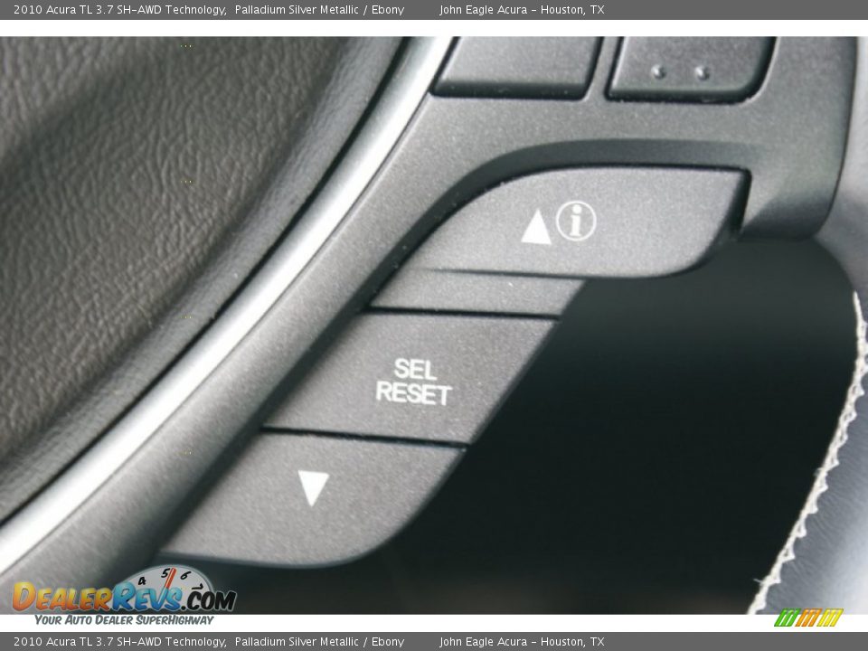 2010 Acura TL 3.7 SH-AWD Technology Palladium Silver Metallic / Ebony Photo #36